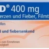 Ibutad 400 mg Gegen Schmerzen und Fieber 50 Filmtabletten