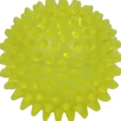 Igelball 8 cm Gelb Transparent 1 Stück