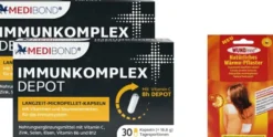 Immunkomplex Depot Medibond 2 x 30 Kapseln + gratis Wärmepflaster 13 x 9,5 cm 1 Stück