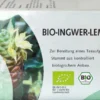 Ingwer Lemon Tee Bio Filterbeutel 25 Stück