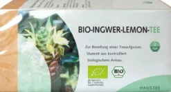 Ingwer Lemon Tee Bio Filterbeutel 25 Stück