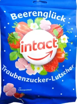 Intact Traubenzucker Lutscher Beerenglück 75g