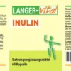 Inulin 690 mg Pro Tag Plus Probiotische Kulturen 60 Kapseln