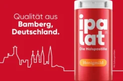 Ipalat Halspastillen Honigmild Ohne Menthol Zuckerfrei 400...