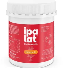 Ipalat Halspastillen Honigmild Ohne Menthol Zuckerfrei 400...