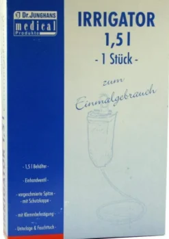 Irrigator 1,5 L zum Einmalgebrauch Kompl. Mit Unterl
