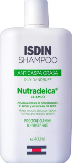 Isdin Nutradeica Shampoo Gegen Schuppen und Fettiges Haar 400 ml