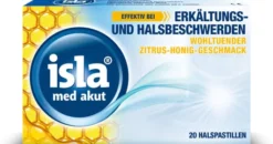 isla med akut Zitrus-Honig 20 Pastillen