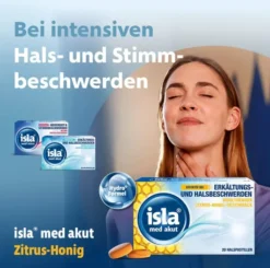 isla med akut Zitrus-Honig 20 Pastillen
