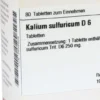Kalium Sulfuricum D6 Dhu 80 Tabletten