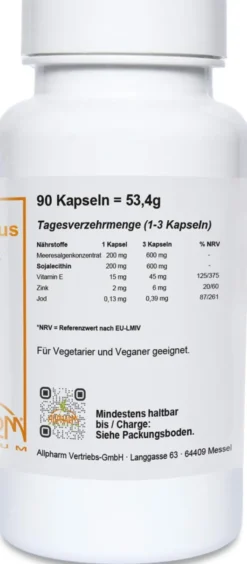Kelp Mineral Plus Allpharm 90 Kapseln