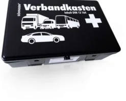 Kfz-Verbandkasten Kunststoff Schwarz Mit Füllung