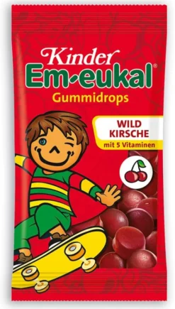 Kinder Em Eukal Wildkirsche Gummidrops 75 G