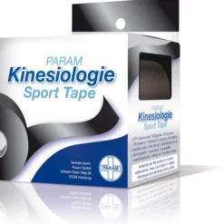 Kinesiologie Tape 5 cm X 5 M Schwarz 1 Stück