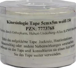 Kinesiologie Tape 5 Cmx5 M Weiß
