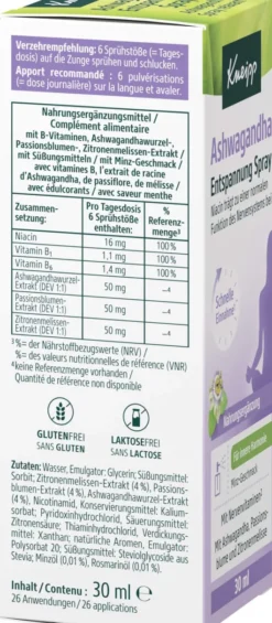Kneipp Ashwagandha Entspannung Spray 30 ml