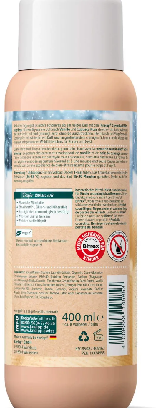Kneipp Cremebad Winterpflege