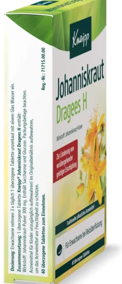 Kneipp Johanniskraut Dragees H 40 Überzogene Tabletten