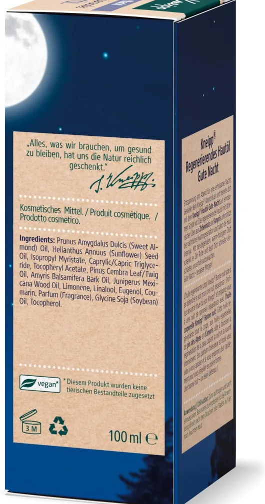 Kneipp Regenerierendes Hautöl Gute Nacht 100 ml