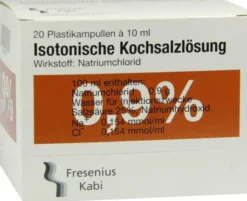 Kochsalzlösung 0,9 % Isoton Plastik 20 X 10 ml