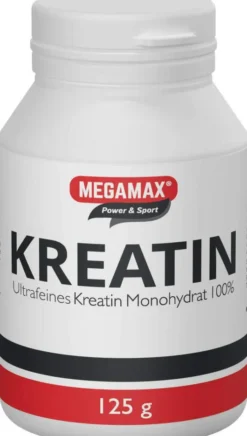 Kreatin Monohydrat 100% Megamax Pulver 125g