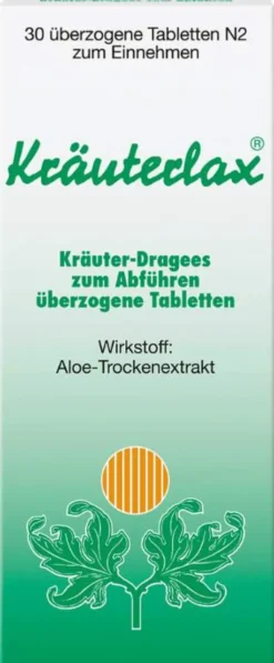 Kräuterlax Kräuter-Dragees zum Abführen 30 Stück
