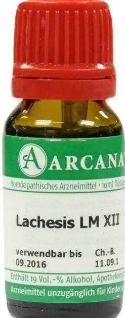 Lachesis Lm 12 Dilution 10 ml