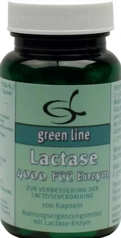 Lactase 4000 Fcc Enzym 100 Kapseln
