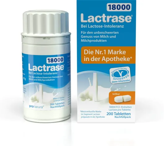 Lactrase 18.000 Fcc 200 Tabletten