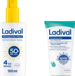 Ladival allergische Haut Sonnenschutz-Spray LSF 50+ 150 ml + gratis allergische Haut Apres Pflege Gel 50 ml