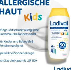 Ladival allergische Kinderhaut Gel LSF 50+ 200 ml