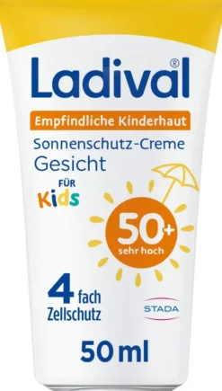 Ladival Empfindliche Kinderhaut Creme Gesicht&Körper Lsf 50+ 50 ml