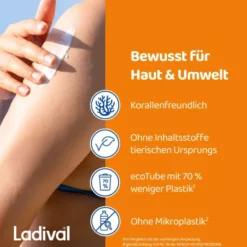 Ladival Empfindliche Kinderhaut Creme Gesicht&Körper Lsf 50+ 50 ml