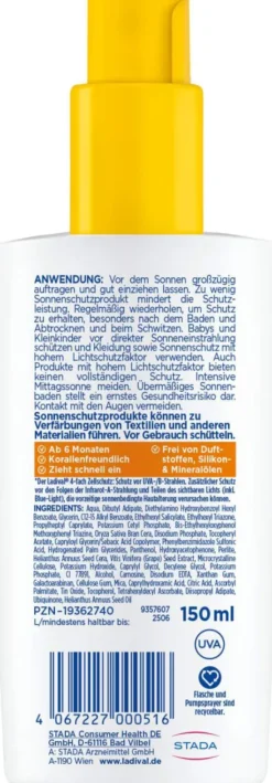 Ladival empfindliche Kinderhaut Spray LSF 50+ 150 ml