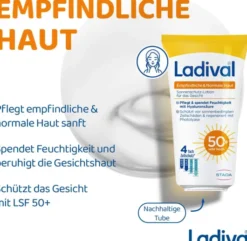 Ladival empfindliche und normale Haut Sonnenschutz-Lotion Gesicht LSF 50+ 50 ml