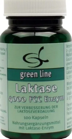 Laktase 4000 Fcc Enzym 100 Kapseln
