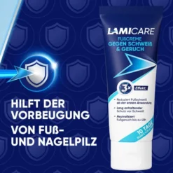 LamiCare Fußcreme gegen Schweiß & Geruch 75 ml