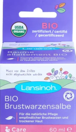 Lansinoh Bio Brustwarzensalbe 60 ml