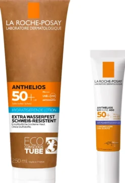 La Roche Posay Anthelios Milch LSF 50+ Papp-Tube 250 ml + gratis La Roche Posay Anthelios Anti-Pigment Fluid 15 ml