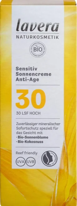 Lavera Sensitiv Sonnencreme Anti-Age Lsf 30 50 ml