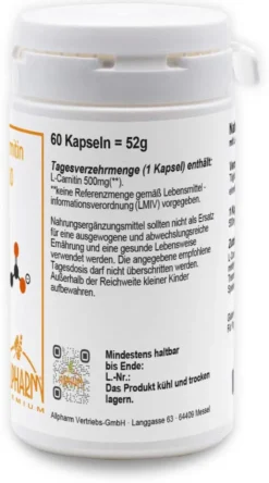 L-Carnitin 500 mg Kapseln