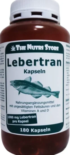 Lebertrann 1000 mg Kapseln 180 Stück