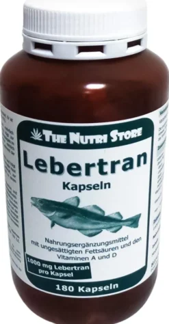 Lebertrann 1000 mg Kapseln 180 Stück