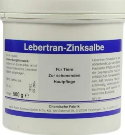 Lebertran Zinksalbe Vet 500 g Salbe