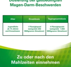 Lefax intens Flüssigkapseln 250 mg Simeticon 20 Stück