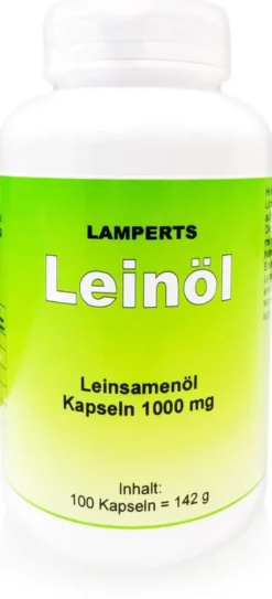 Leinöl 1000 mg Lamperts 100 Kapseln