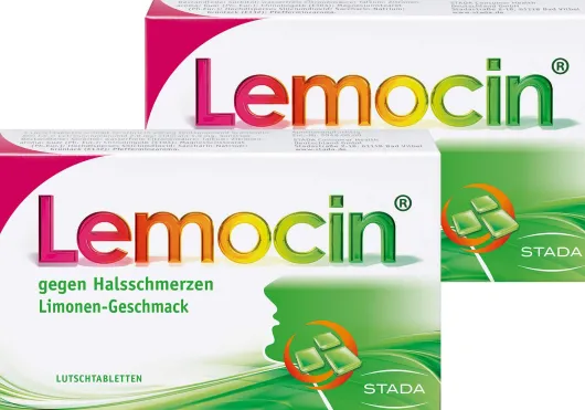 Lemocin gegen Halsschmerzen 2 x 20 Lutschtabletten