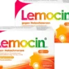 Lemocin gegen Halsschmerzen mit Orangengeschmack 2 x 24 Lutschtabletten