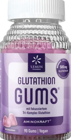 Lemon Pharma Glutathione Gums Pfirsichgeschmack 90 Stück