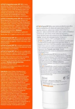 LETI AT4 Gesichtscreme SPF 20 50 ml